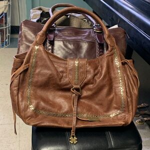 Lucky Brown Leather Women's Bag